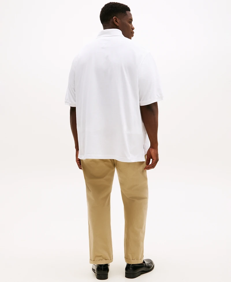 Tommy Hilfiger Men's Big & Tall Classic-Fit Ivy Polo