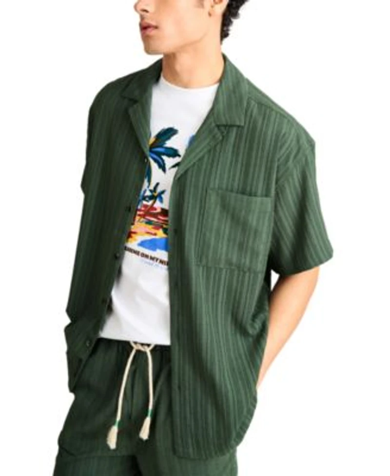Scotch Soda Mens Shirt Shorts Graphic T Shirt