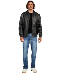 Guess Men's Monogram Aviator Jacket