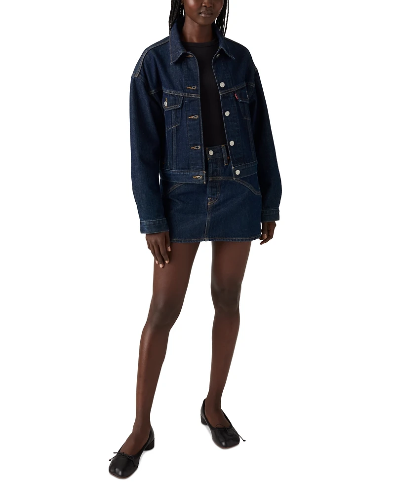 Levi's Women's Western Yoke Icon Denim Skirt