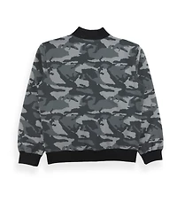 Sovereign Code Big Boys All Over Camo Print Lightweight Bomber Jacket