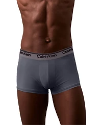 Calvin Klein Men's 3-Pack Microfiber Stretch Low-Rise Trunk Underwear