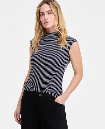 On 34th Women's Funnel Neck Sleeveless T-Shirt, Macy's Exclusive
