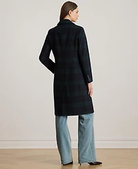 Lauren Ralph Women's Wool-Blend Walker Coat