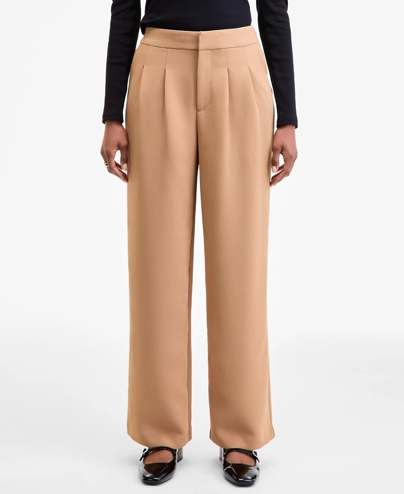 On 34th Women's High-Rise Crepette Trouser Pants, Macy's Exclusive