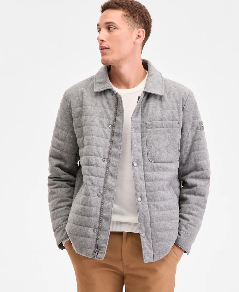 Tommy Hilfiger Men's Quilted Shirt Jacket