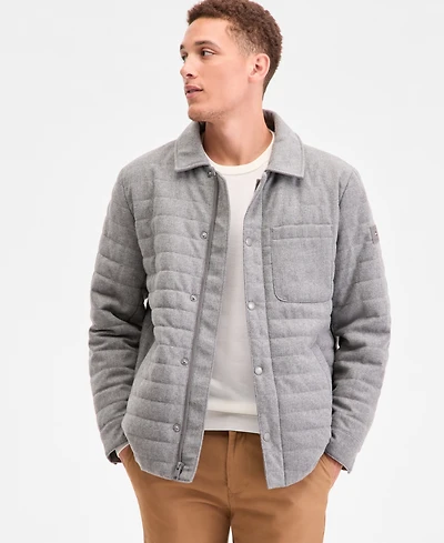 Tommy Hilfiger Men's Quilted Shirt Jacket