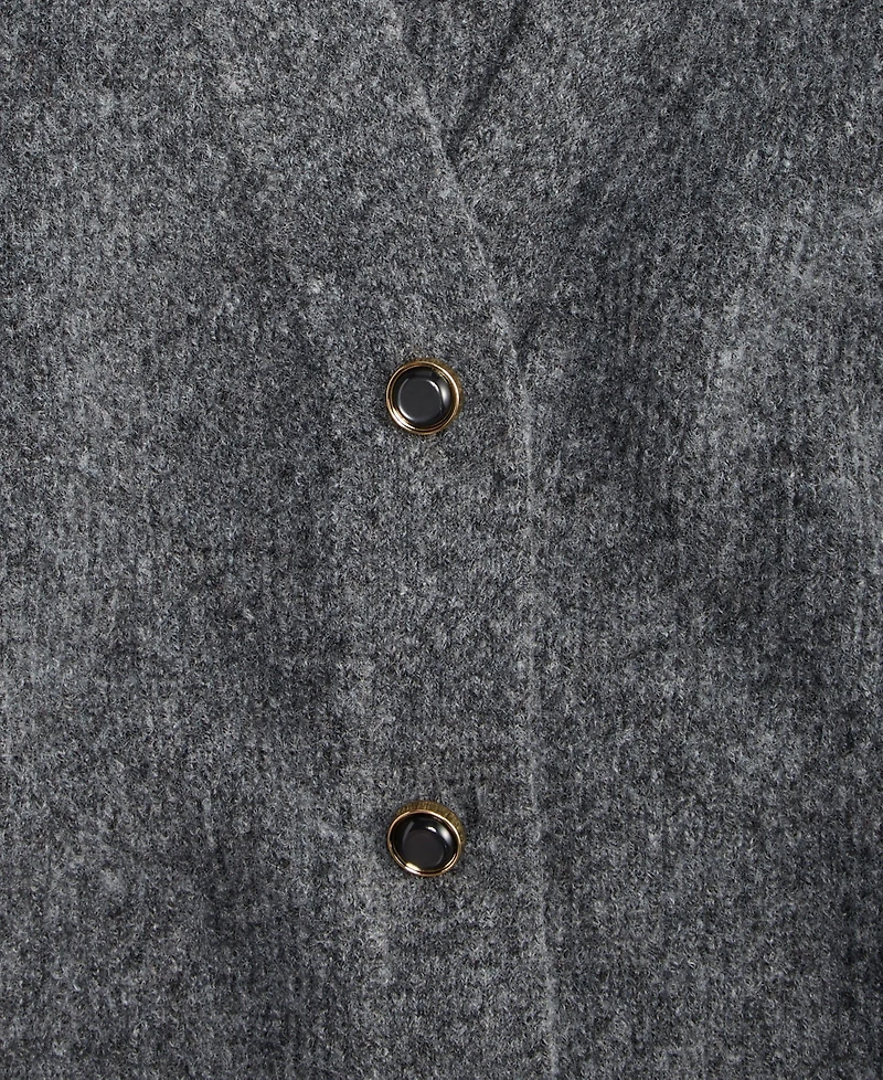 On 34th Women's Puff-Sleeve V-Neck Cardigan, Macy's Exclusive