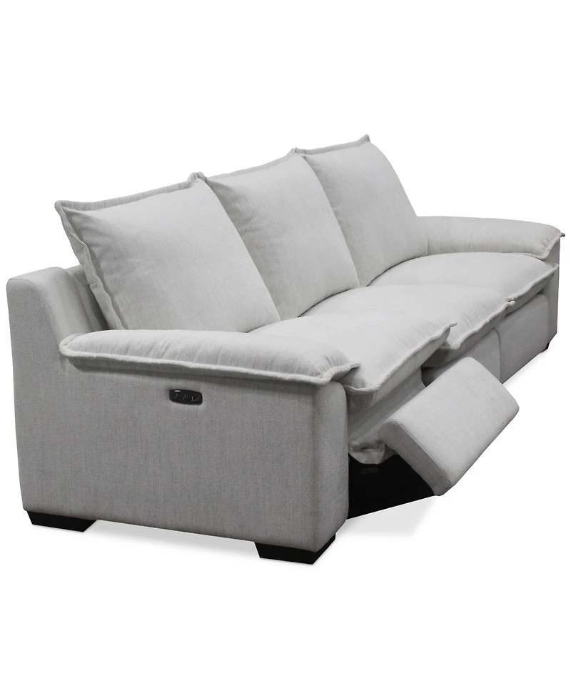 Borsi -Pc. Sofa Sectional with 2 Power Recliners
