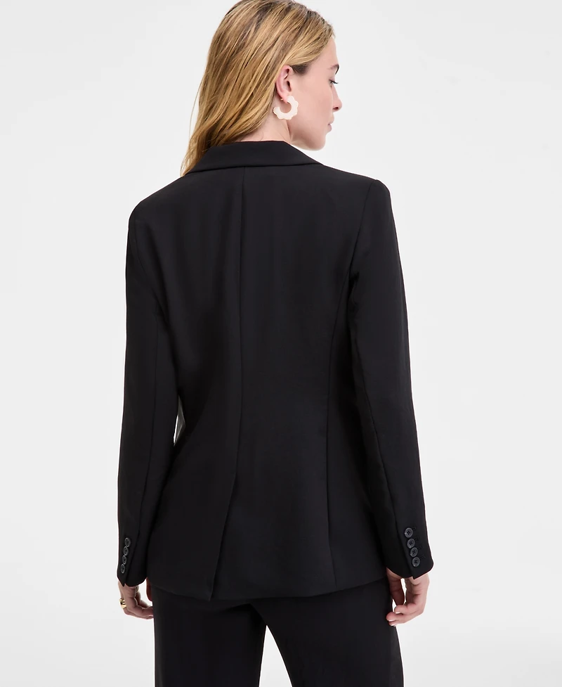 On 34th Women's Relaxed Crepe Blazer, Macy's Exclusive