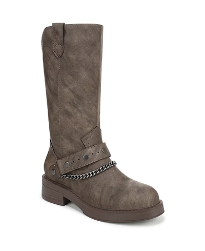 Blowfish Malibu Women's Verona 2 Round Toe Block Heel Tall Boots