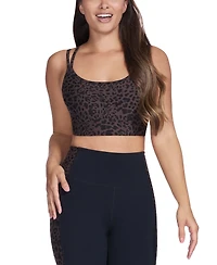 Skechers Gowalk Cheetah Print Sports Bra