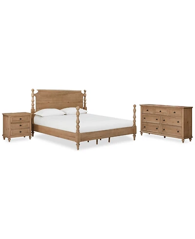 Willowmere 3-Pc. California King Bedroom Set (Bed, Nightstand & Dresser) Created for Macy's.