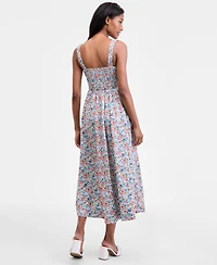 On 34th Women's Smocked Cotton Tank Midi Dress, Macy's Exclusive