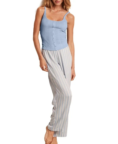 Adore Me Lindsay Women's Pajama Tank Top And Pants Set