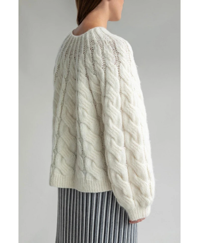 Sskein Women's Tomo Cable Handknit Sweater