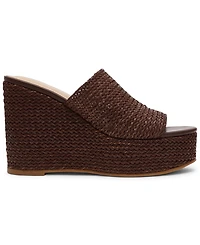 Steve Madden Women's Cassi Platform Wedge Slides