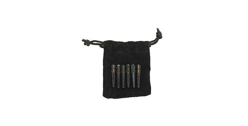 We Games Black Metal Cribbage Pegs with Swarovski Austrian Crystals
