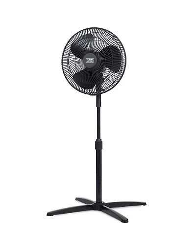 Black+Decker 16-Inch Pedestal Fan, Oscillating Fan for Home and Office