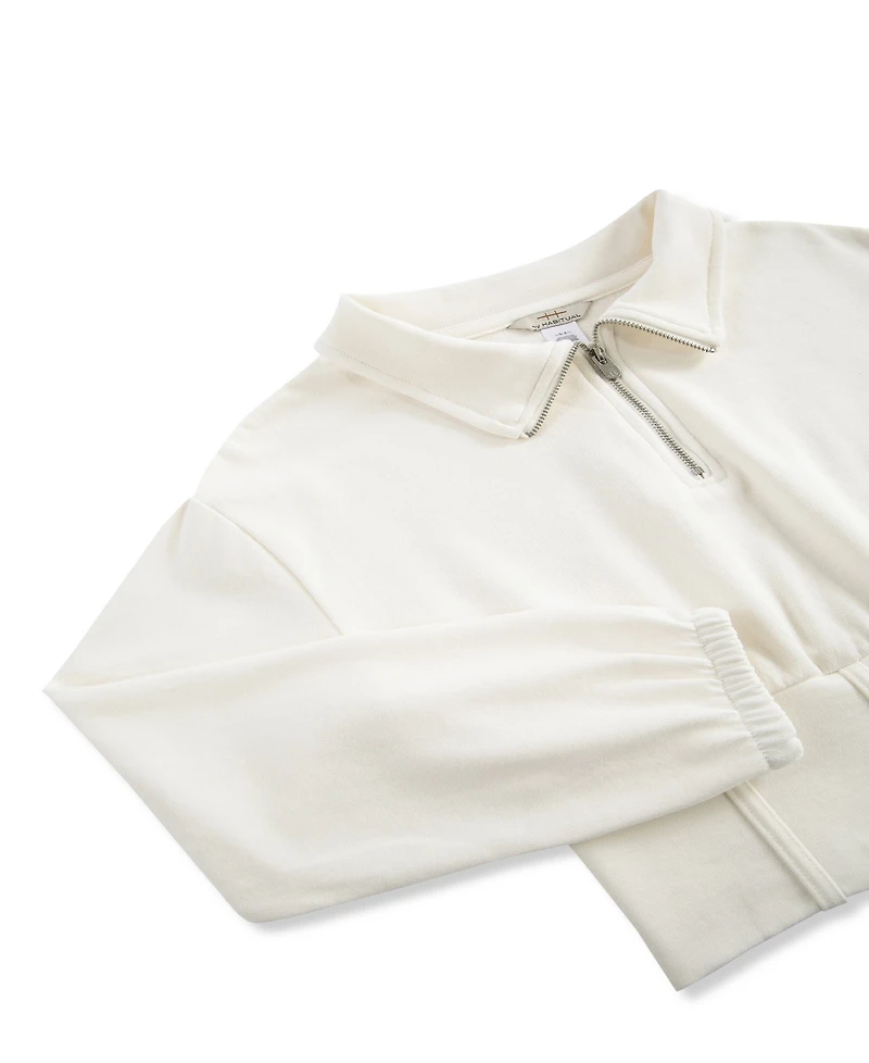 H by Habitual Big Girls Half Zip Sweatshirt