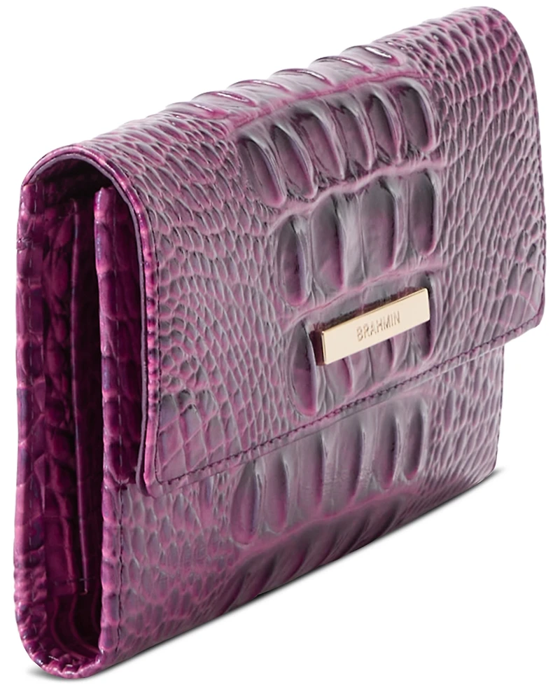 Brahmin Cordelia Embossed Leather Wallet