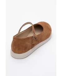 Anisa Leather Strap Flat (Women)