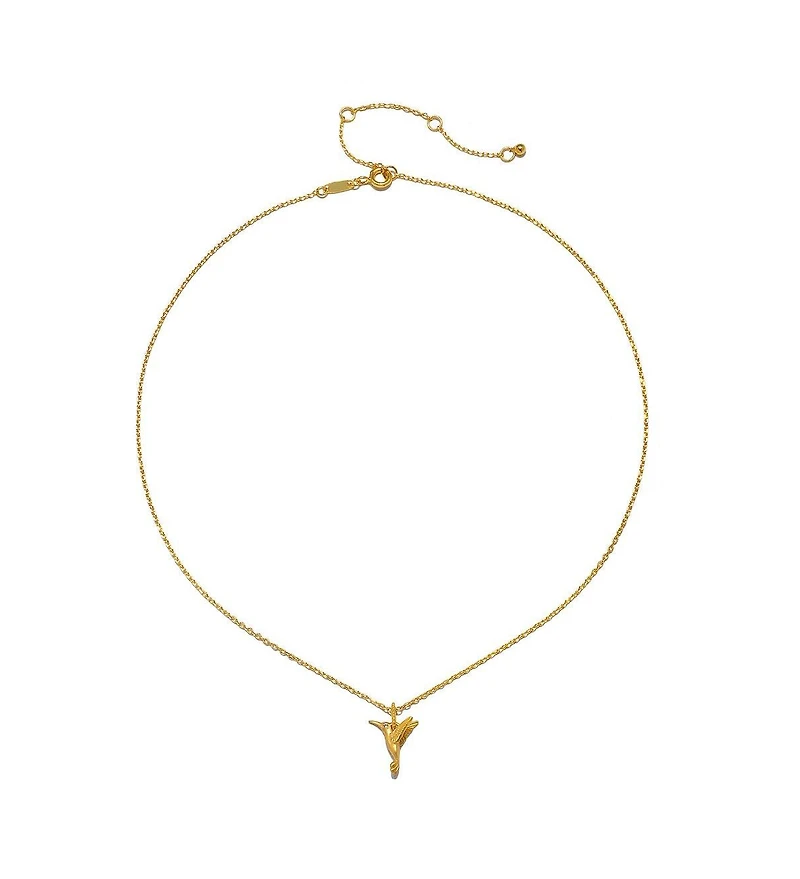 Satya Jewelry Loving Devotion Hummingbird Necklace