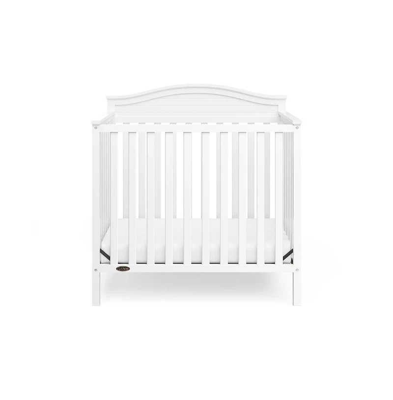 Graco Stella 4-in-1 Convertible Mini Crib with Bonus Mattress