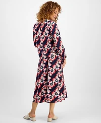 Jm Collection Women's Printed Jacquard Midi Skirt, Macy's Exclusive