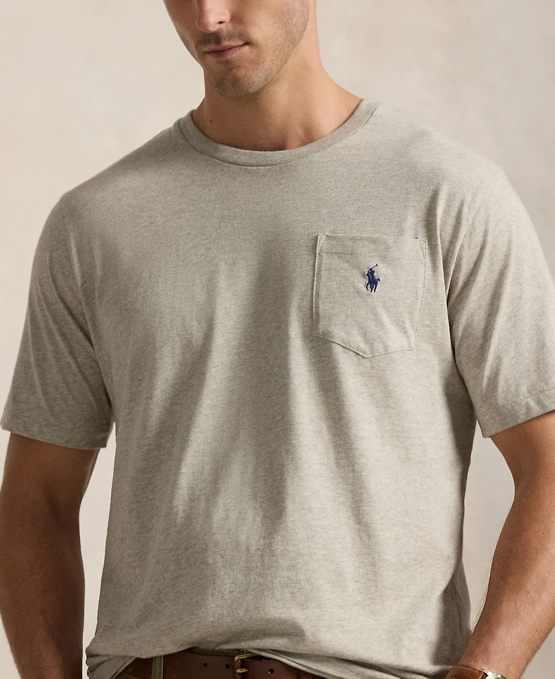 Polo Ralph Lauren Men's Big & Tall Crew-Neck Pocket T-Shirt