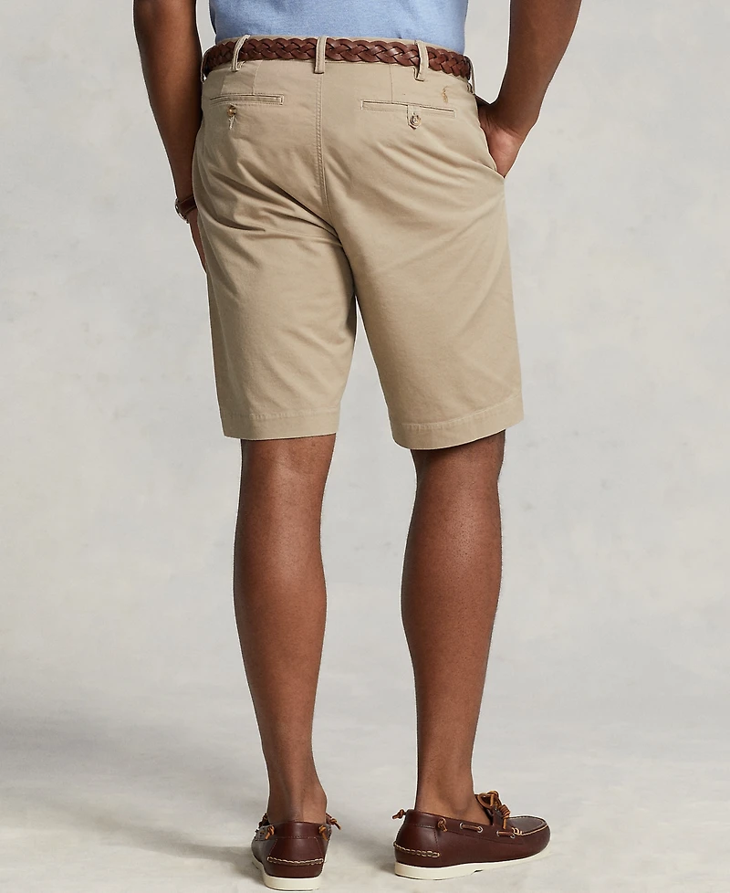 Polo Ralph Lauren Men's Big & Tall Stretch Classic-Fit Chino Shorts
