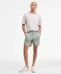 Sun + Stone Men's Peter Regular-Fit 6" Cotton Field Shorts, Macy's Exclusive