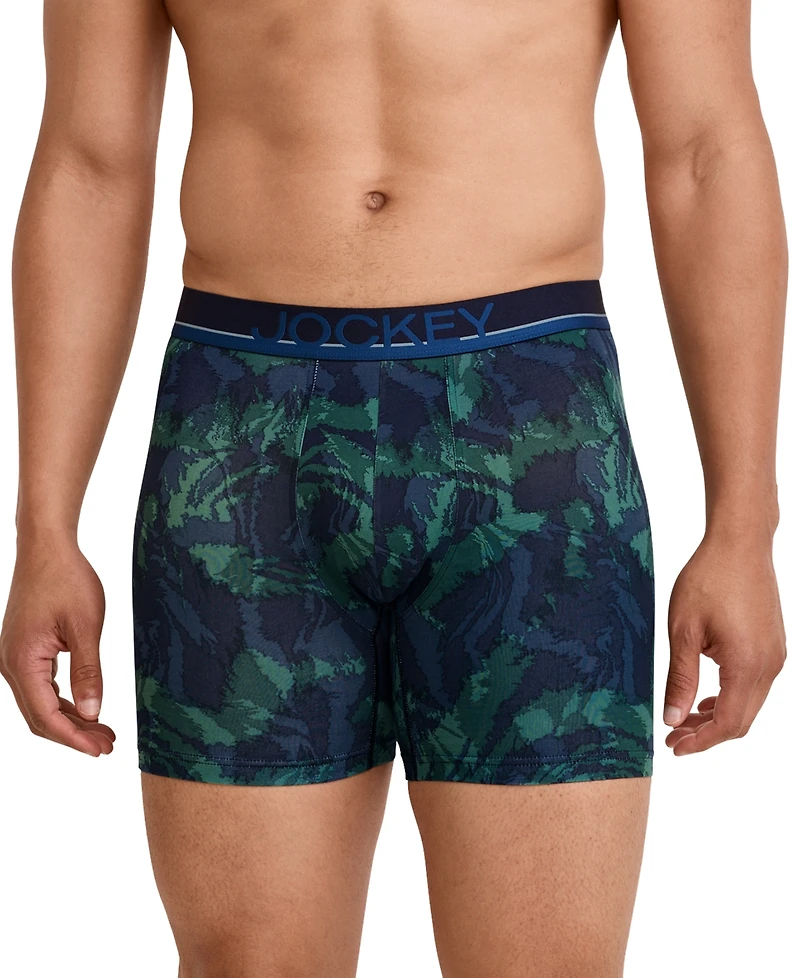 Jockey Men's 3-pack True Style Logo Boxer Briefs