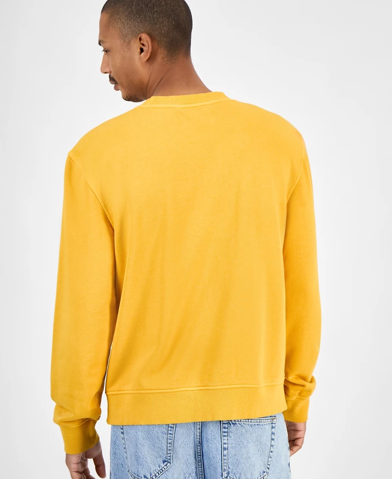 Sun + Stone Men's Athletic Graphic Sweatshirt, Macy's Exclusive