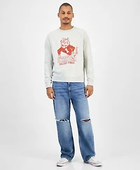 Sun + Stone Men's College Graphic Sweatshirt, Macy's Exclusive