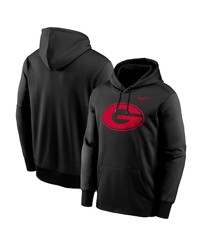 Nike Men's Black Georgia Bulldogs Primetime Endzone Performance Pullover Hoodie