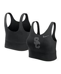 Nike Women's Black Usc Trojans Performance Longline Sports Bra