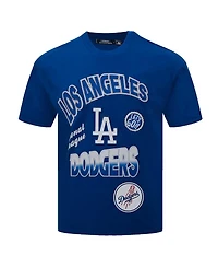 Pro Standard Men's Royal Los Angeles Dodgers Turn It Up Dropped Shoulder T-Shirt