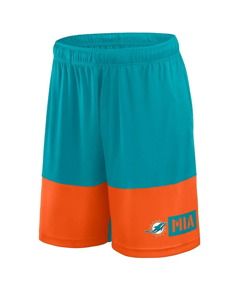 Logo Athletic Men's Aqua Miami Dolphins Best of the Shorts