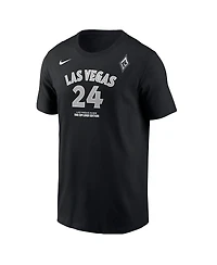 Nike Men's Jewell Loyd Black Las Vegas Aces Explorer Edition Name Number T-Shirt