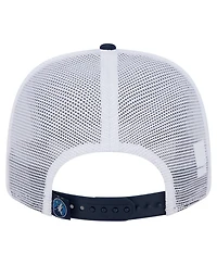 New Era Men's Navy/White Minnesota Timberwolves Trucker 9SEVENTY Stretch-Snap Hat