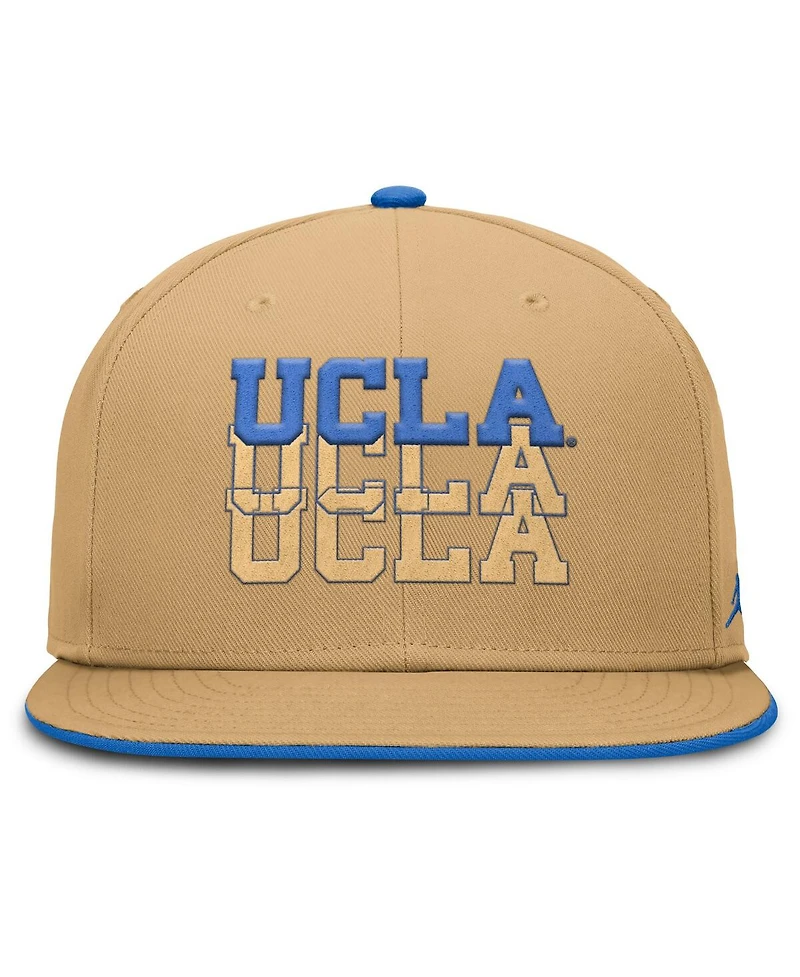 Jordan Men's Khaki Ucla Bruins True Primetime Performance Fitted Hat