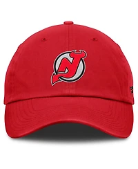 Fanatics Men's Red New Jersey Devils Decades Collection Adjustable Hat