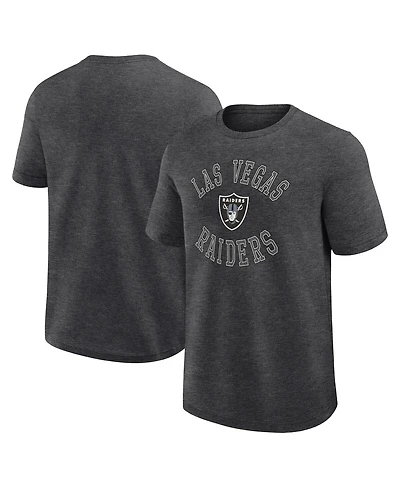 Logo Athletic Men's Heather Charcoal Las Vegas Raiders Success T-Shirt