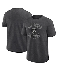 Logo Athletic Men's Heather Charcoal Las Vegas Raiders Success T-Shirt