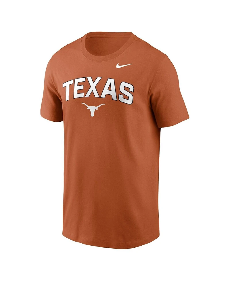 Nike Men's Texas Orange Longhorns Primetime Arch Stack T-Shirt