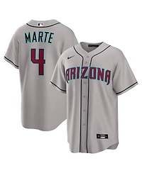 Nike Men's Ketel Marte Gray Arizona Diamondbacks Road Replica Jersey