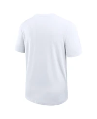 Nike Men's White Lsu Tigers 2025 Sideline Uv Performance Coach T-Shirt