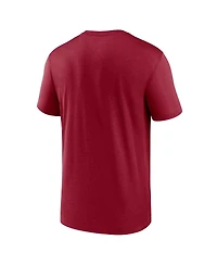 Jordan Men's Crimson Oklahoma Sooners 2025 Sideline Small Logo Legend Performance T-Shirt