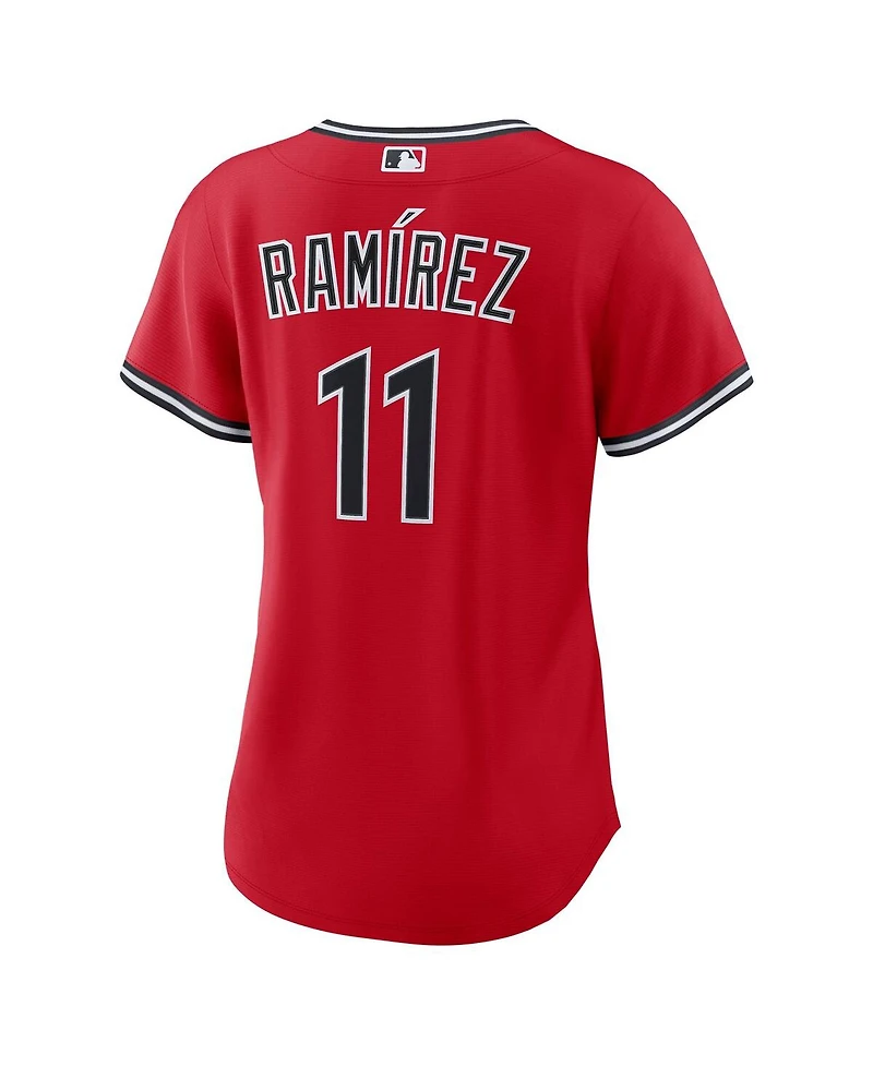 Nike Women's Jose Ramirez Red Cleveland Guardians Alternate 2 Replica Jersey